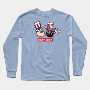 Poopy and Doopy ™ Love the 4th of July Long Sleeve T-Shirt